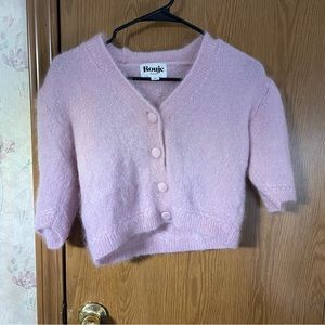 Cropped Mohair Sweater